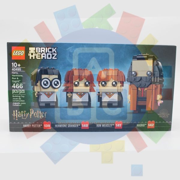BRAND NEW Brickheadz Harry Potter Characters Hermione Ron Hagrid Set 40495 NISB