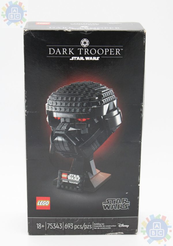 NEW Lego Star Wars Dark Trooper Helmet Set 75343 - Minor Box Damage/Product Still New (NEVER OPENED) - See Photos!