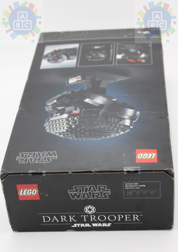 NEW Lego Star Wars Dark Trooper Helmet Set 75343 - Minor Box Damage/Product Still New (NEVER OPENED) - See Photos!