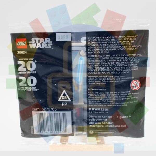 BRAND NEW Lego Obi-Wan Kenobi Minifigure Star Wars 20th Anniversary 30624 - SEALED