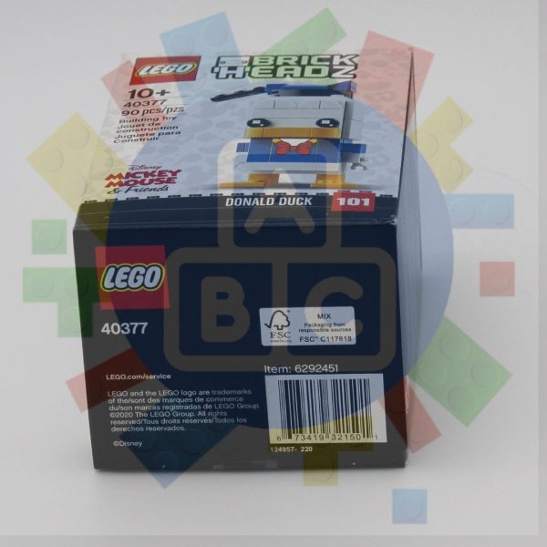 BRAND NEW Lego Disney Brickheadz Donald Duck Set 40377 - NISB